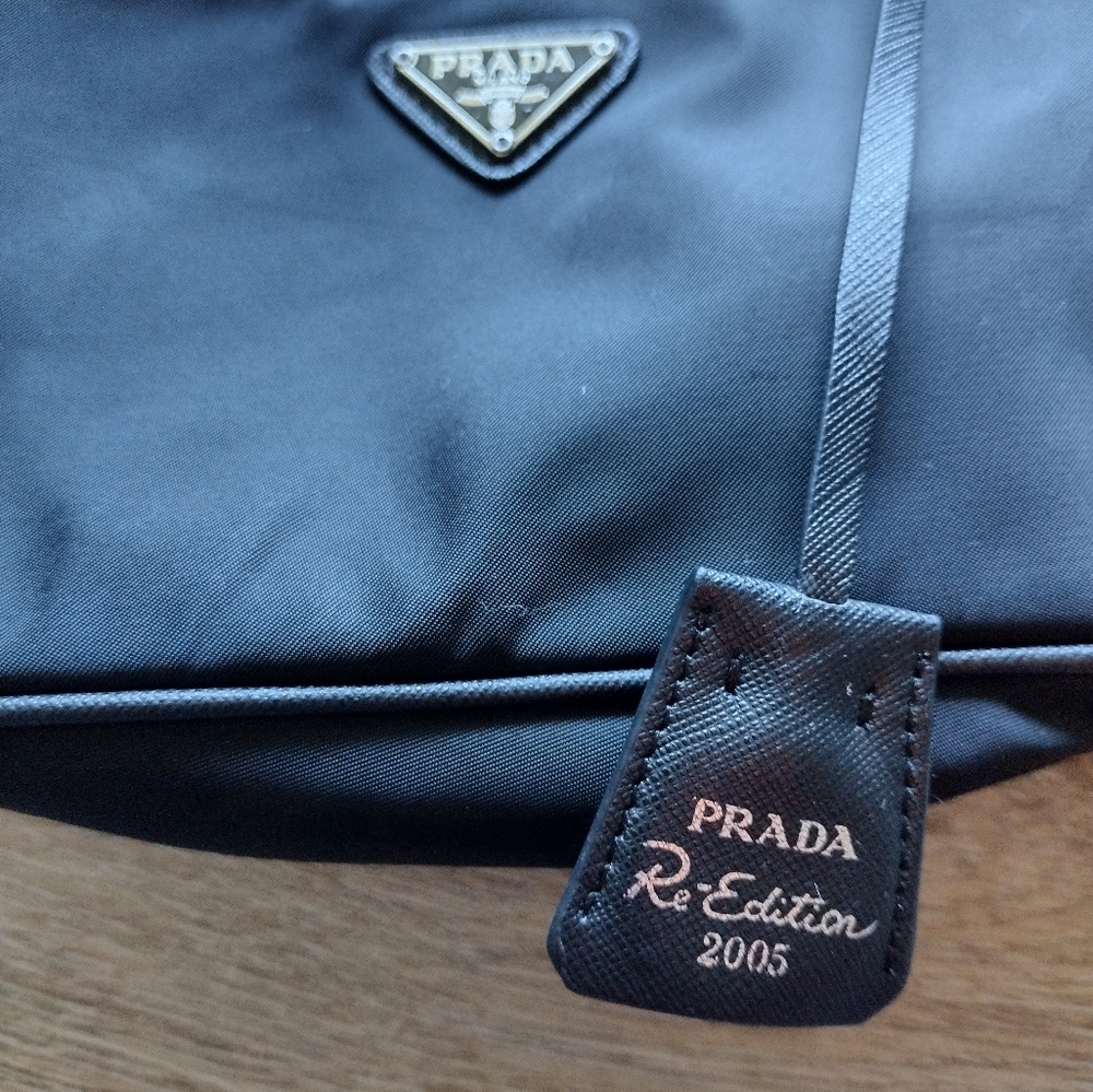 Prada Mini Black Nylon Shoulder Bag - Picture 10 of 13